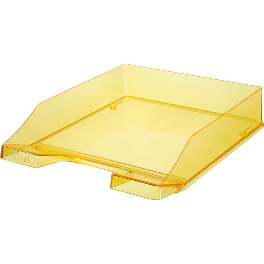 HAN Briefablage KLASSIK DIN A4, DIN C4 Polystyrol Farbe: gelb transparent