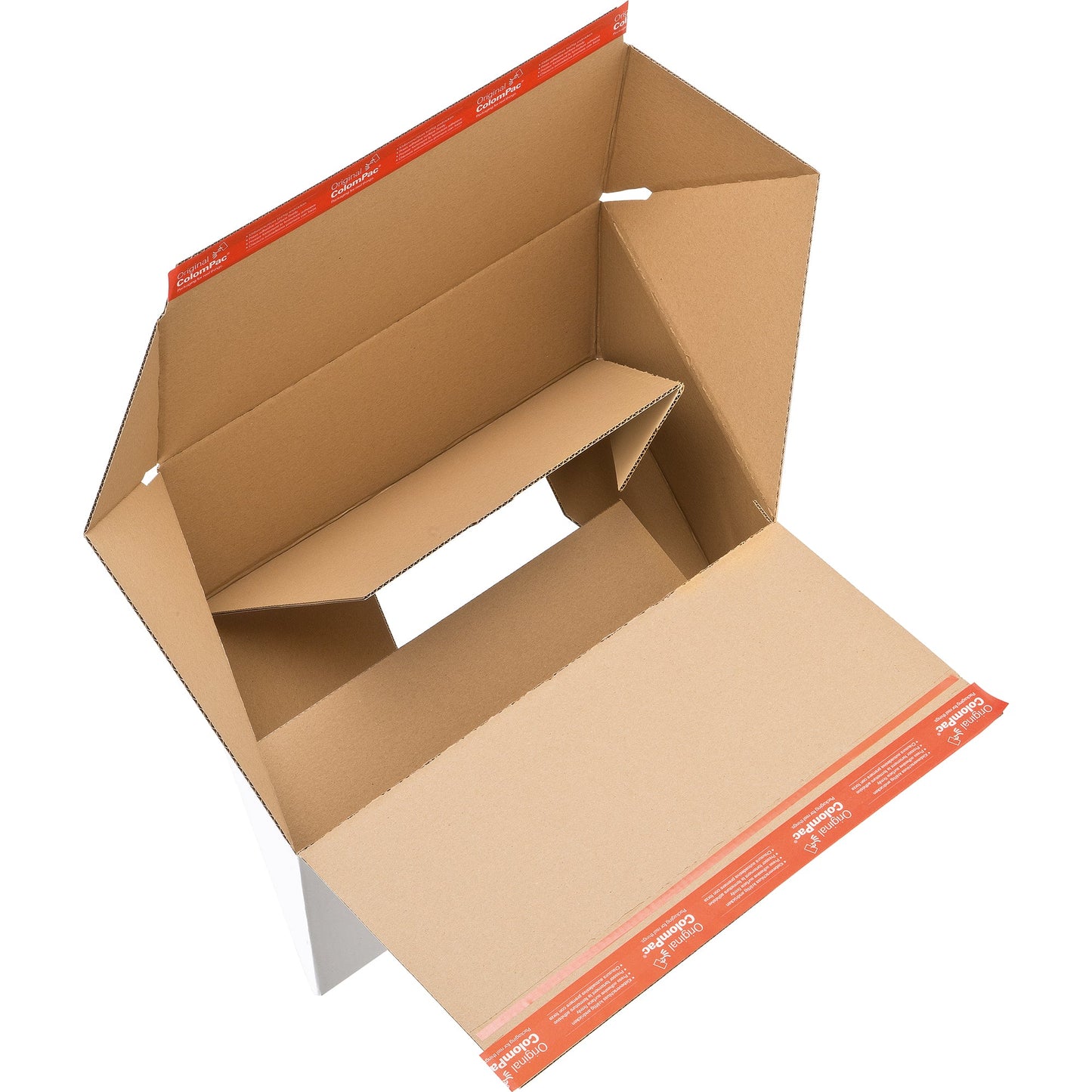ColomPac® Versandkarton Premium Innenmaße: 18,4 x 12,7 x 14,9 cm (B x H x T) Außenmaße: 18,9 x 13,1 x 15,4 cm (B x H x T) Wellpappe 1-wellig weiß