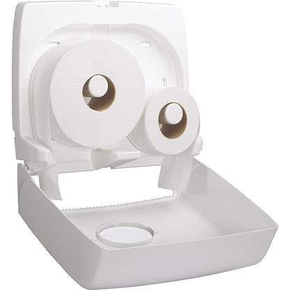 Aquarius Toilettenpapierspender Jumbo Scott® Toilettenpapier EssentialT 8501 44,6 x 38,2 x 12,9 cm (B x H x T) Kunststoff weiß