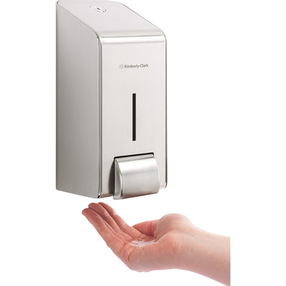 KIMBERLY-CLARK PROFESSIONAL Seifenspender Kleenex® Seife 6385, 6331, 6333, 6332, 6340, 6342, 6330 10,7 x 11,5 x 23,1 cm (B x H x T) 1l Edelstahl silber