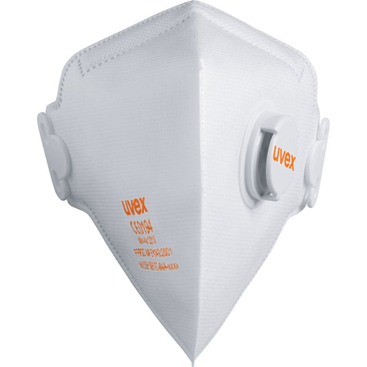 uvex Atemschutzmaske uvex silv-Air 3210 Einweg FFP2 EN 149:2001 + A1:2009 Polypropylen/Polyester/Textil/ABS Kunststoff 15 St./Pack.