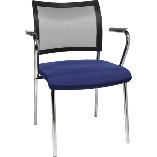 TOPSTAR Besucherstuhl Visit 10 Net 110kg 100 % Polypropylen
