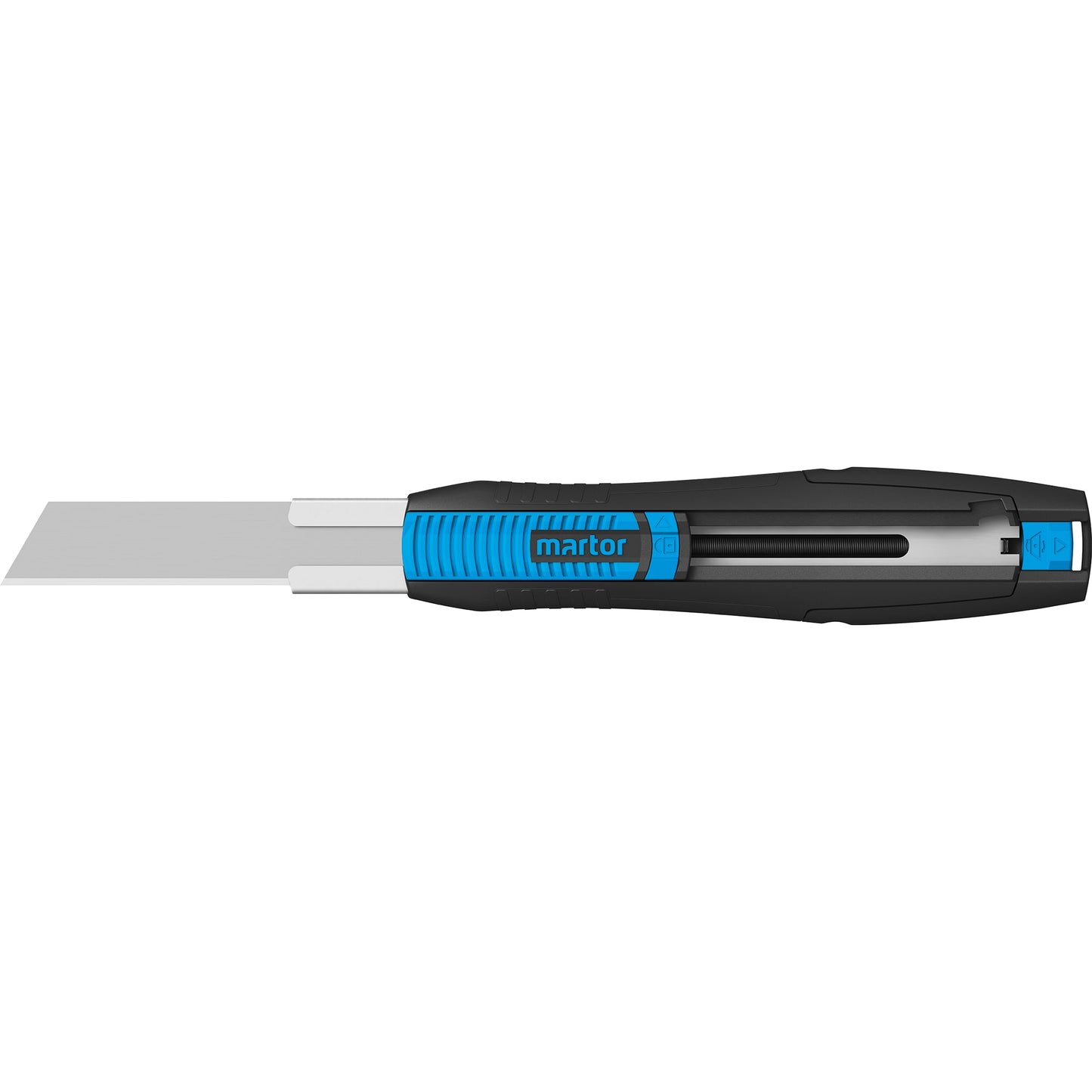 MARTOR Sicherheitsmesser SECUNORM 380 Mehrweg 18mm 73mm Stahl schwarz/cyan