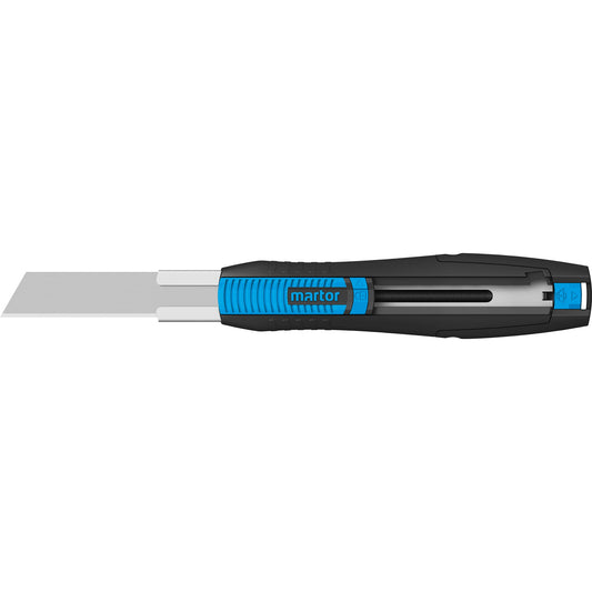MARTOR Sicherheitsmesser SECUNORM 380 Mehrweg 18mm 73mm Stahl schwarz/cyan
