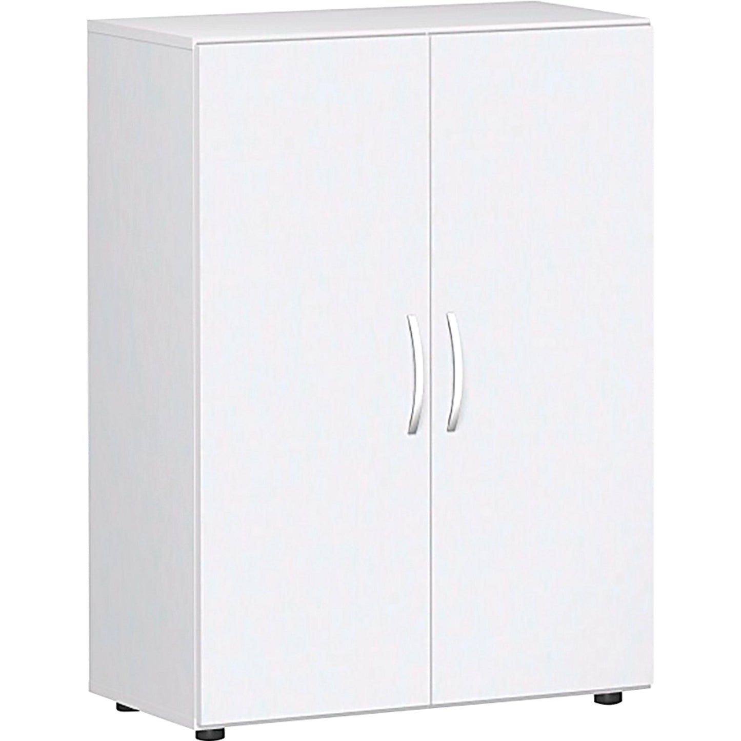 Geramöbel Flügeltürenschrank Flex 800 x 1.104 x 420 mm (B x H x T) 2 Fachböden Dreischicht-Feinspan Farbe: weiß