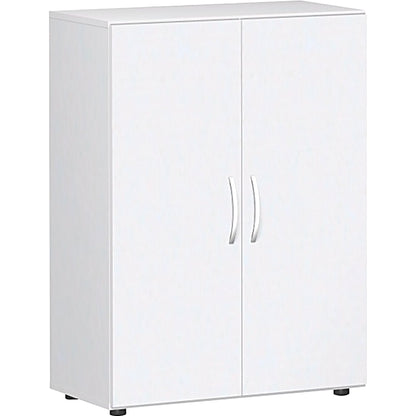 Geramöbel Flügeltürenschrank Flex 800 x 1.104 x 420 mm (B x H x T) 2 Fachböden Dreischicht-Feinspan Farbe: weiß