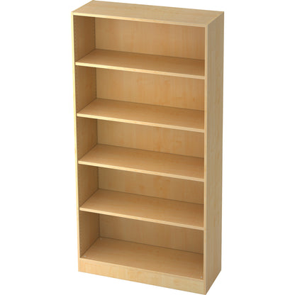 Hammerbacher Regal Solid 1.000 x 2.004 x 400 mm (B x H x T) 3 Fachböden inkl. ein Konstruktionsboden Holz, melaminharzbeschichtet ahorn