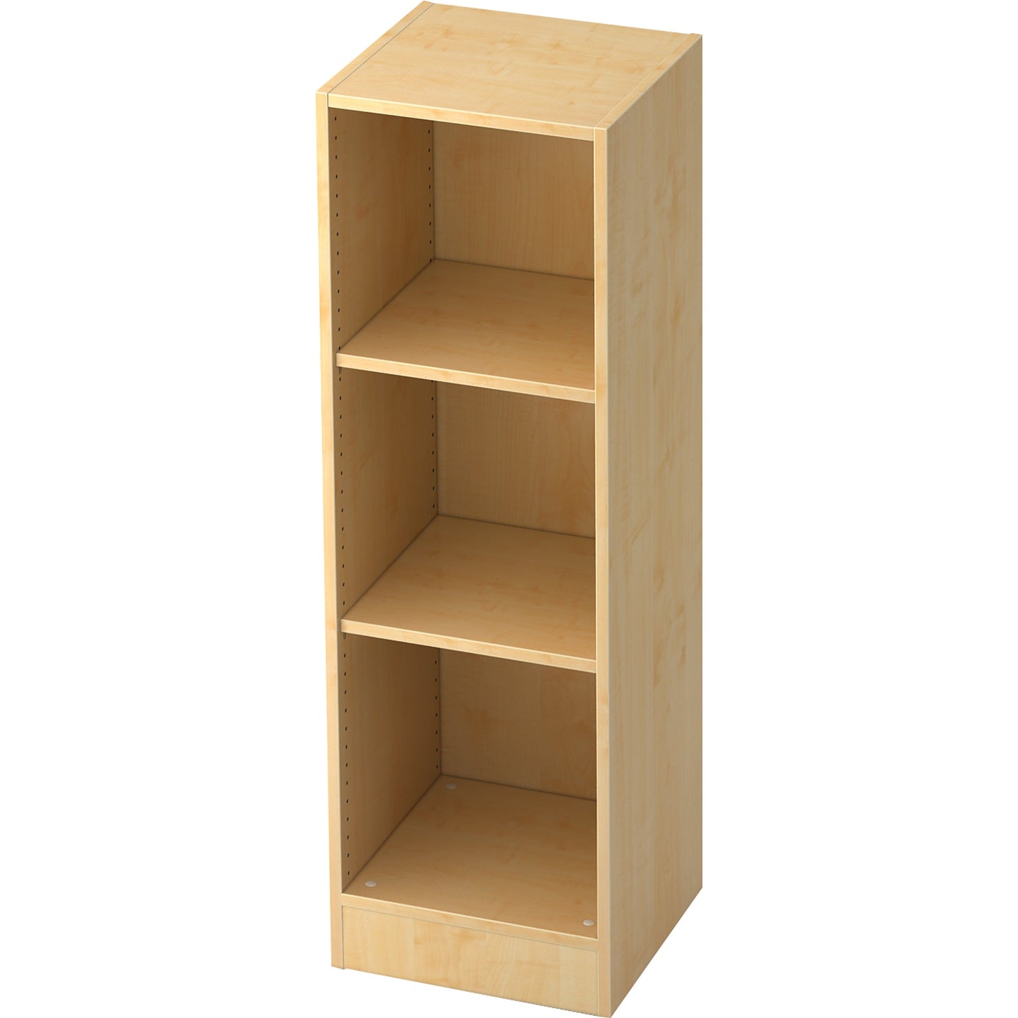 Hammerbacher Regal Solid 406 x 1.270 x 400 mm (B x H x T) 2 Fachböden Holz, melaminharzbeschichtet ahorn