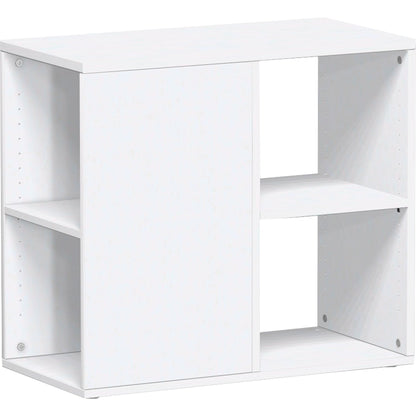 Geramöbel Anbauregal Flex 800 x 720 x 400 mm (B x H x T) 1 Fachboden inkl. Justierfüße Dreischicht-Feinspan, melaminharzbeschichtet, weiß