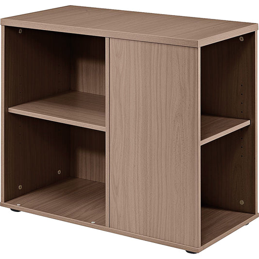 Hammerbacher Beistellcontainer Basic 400 x 720 x 800 mm (B x H x T) Spanplatte, melaminharzbeschichtet nussbaum