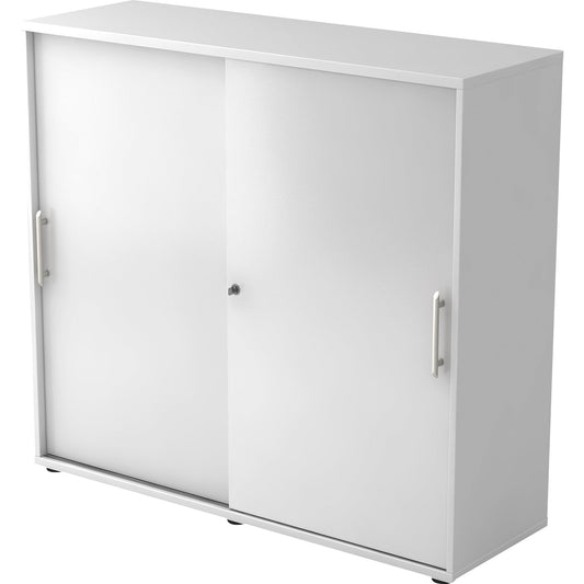 Hammerbacher Schiebetürenschrank 1.200 x 1.100 x 400 mm (B x H x T) weiß