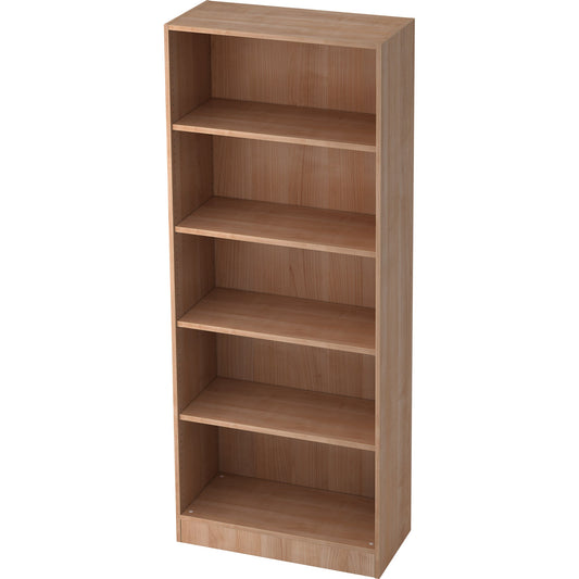 Hammerbacher Regal Solid 800 x 2.004 x 400 mm (B x H x T) 3 Fachböden inkl. ein Konstruktionsboden Holz, melaminharzbeschichtet nussbaum