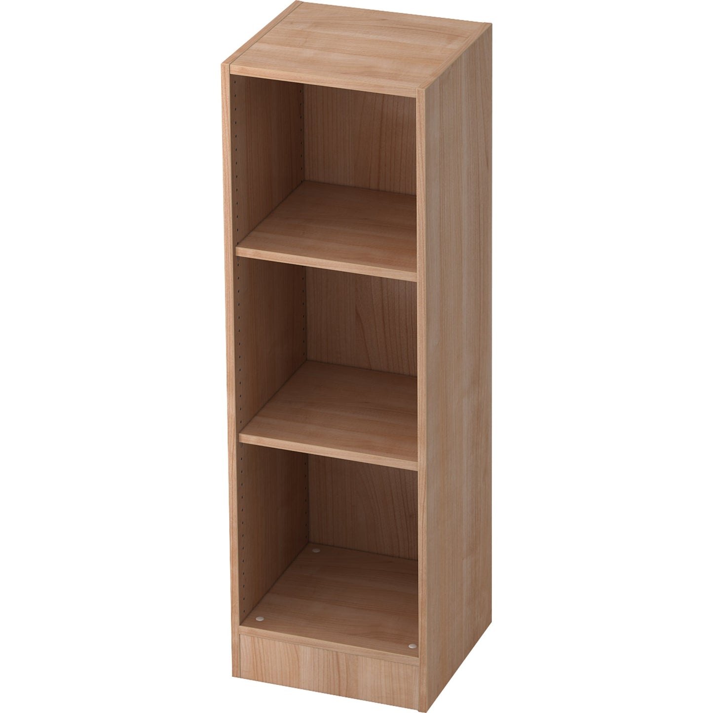 Hammerbacher Regal Solid 406 x 1.270 x 400 mm (B x H x T) 2 Fachböden Holz, melaminharzbeschichtet nussbaum