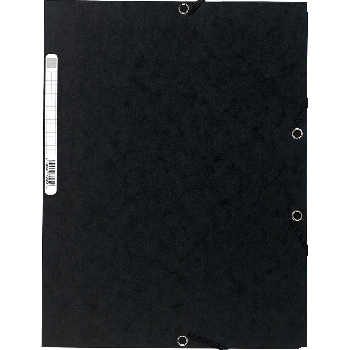 Exacompta Sammelmappe DIN A4 400g/m² Colorspankarton schwarz