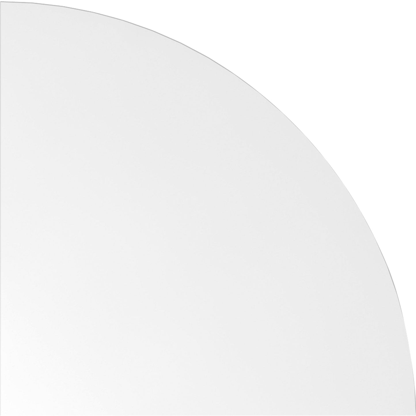 Hammerbacher Verkettungselement Viertelkreis 800 x 800 mm (B x T) 25mm Spanplatte, melaminharzbeschichtet weiß
