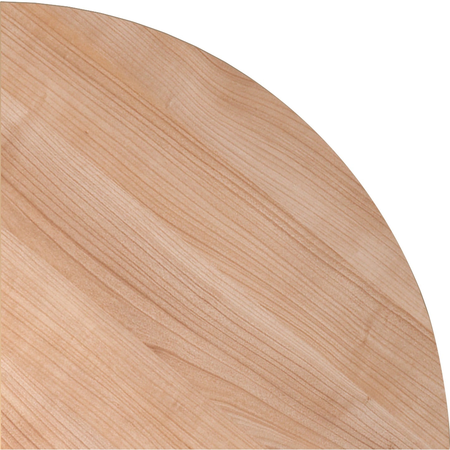 Hammerbacher Verkettungselement Viertelkreis 800 x 800 mm (B x T) 25mm Spanplatte, melaminharzbeschichtet nussbaum