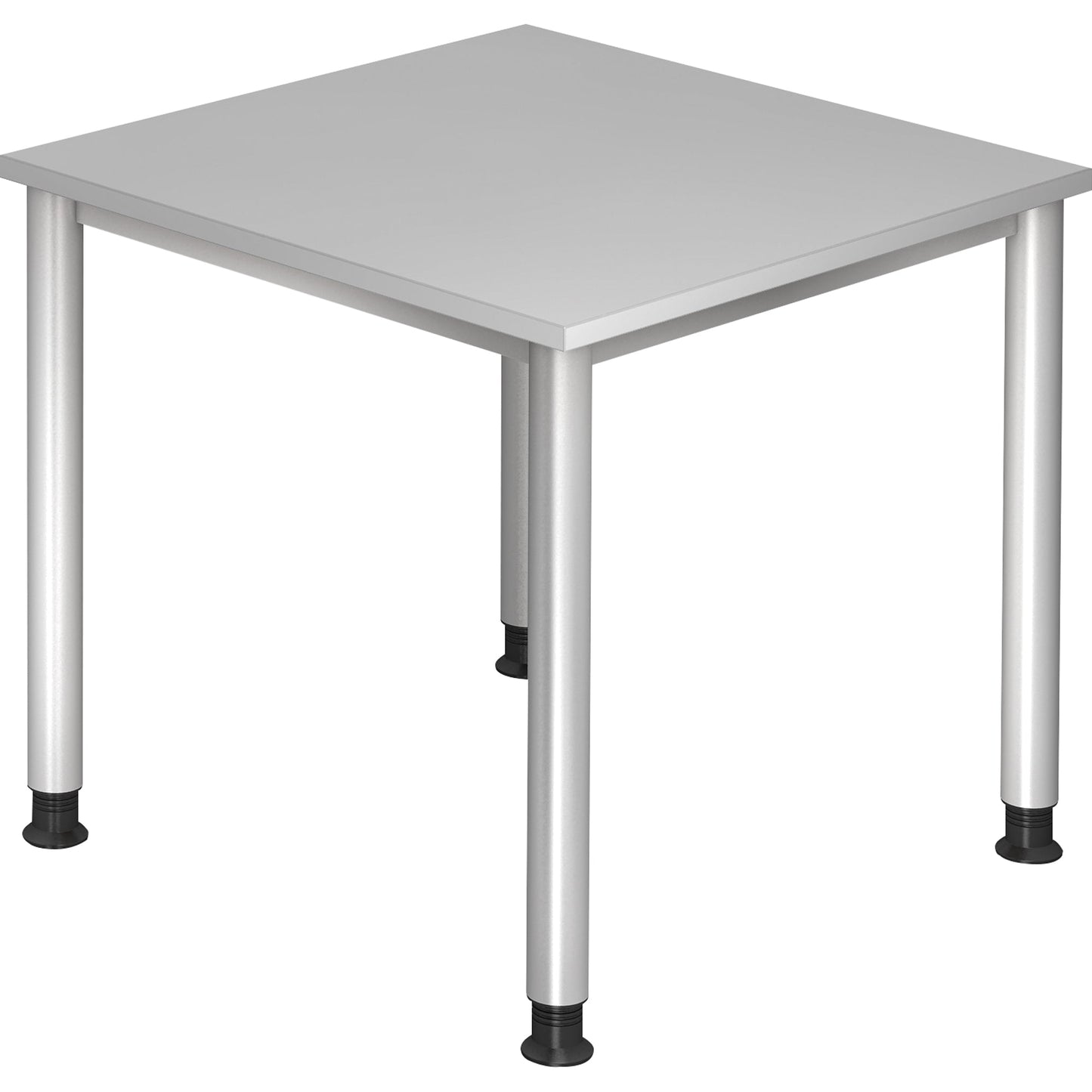 Hammerbacher Schreibtisch Maße: 800 x 680-810 x 800 mm (B x H x T) Spanplatte grau