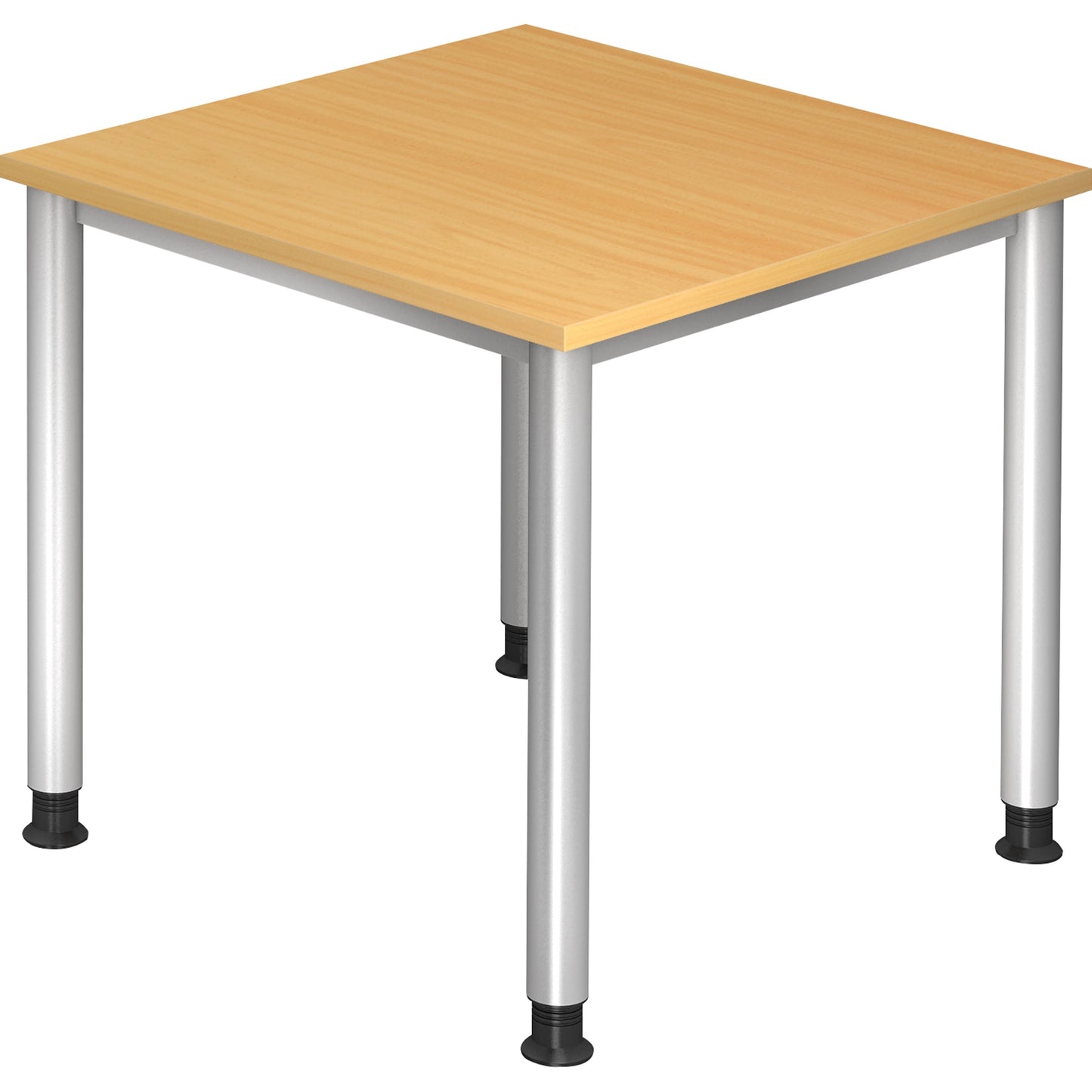 Hammerbacher Schreibtisch Maße: 800 x 680-810 x 800 mm (B x H x T) Spanplatte buche