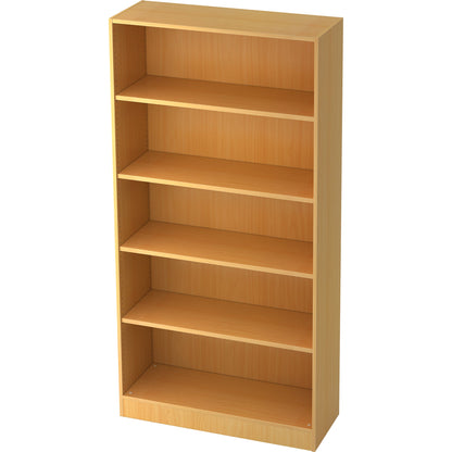 Hammerbacher Regal Solid 1.000 x 2.004 x 400 mm (B x H x T) 3 Fachböden inkl. ein Konstruktionsboden Holz, melaminharzbeschichtet buche