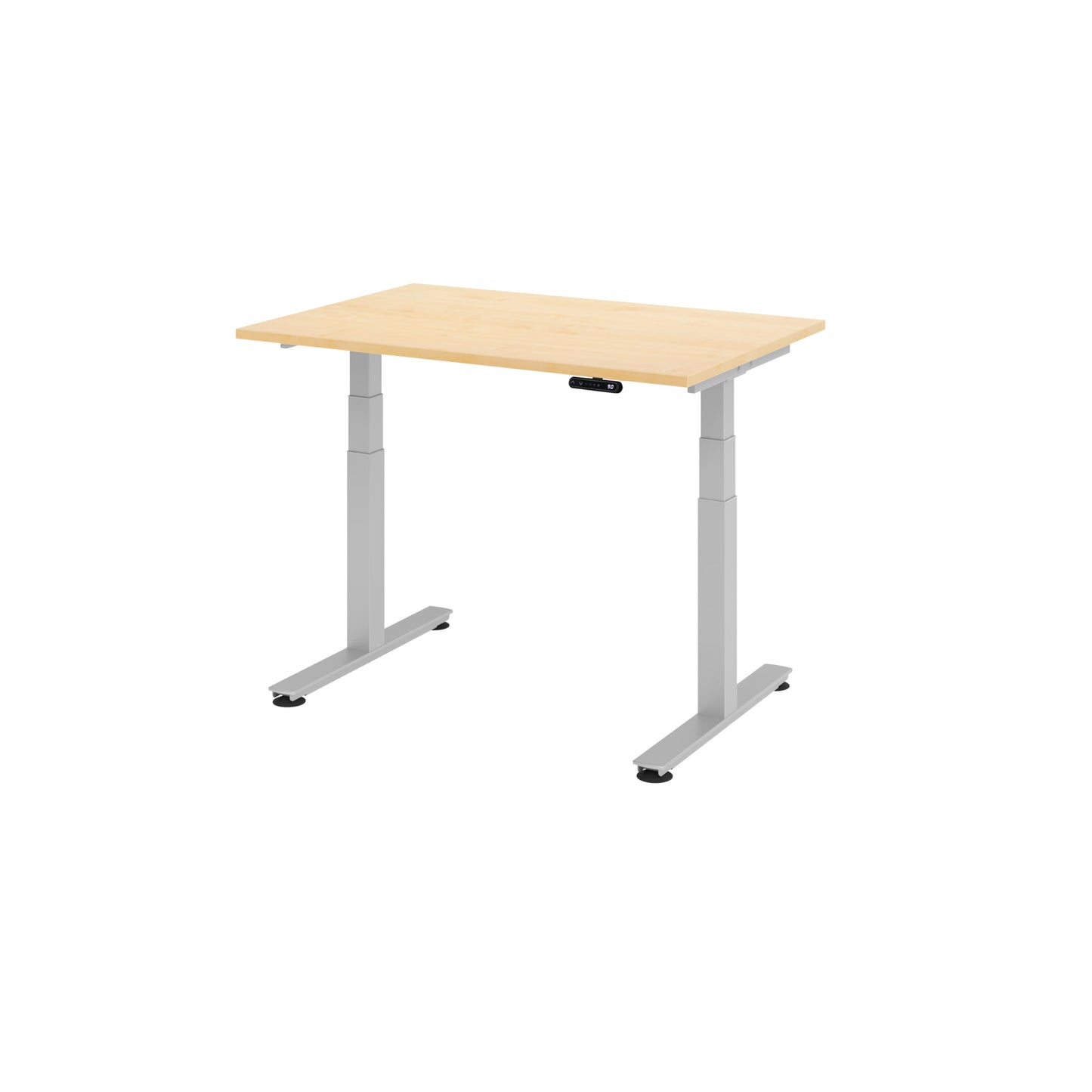 Hammerbacher Schreibtisch Maße: 1.200 x 630-1.270 x 800 mm (B x H x T) Holz ahorn