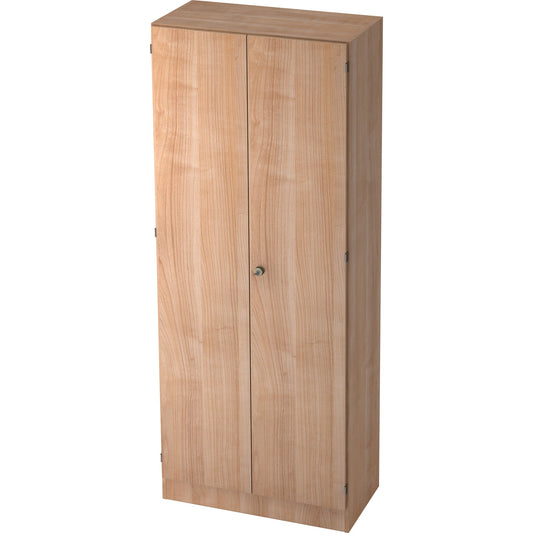 Hammerbacher Garderobenschrank 800 x 2.004 x 420 mm (B xH x T) Holz, melaminharzbeschichtet nussbaum