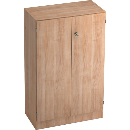 Hammerbacher Flügeltürenschrank 800 x 1.270 x 420 mm (B x H x T) 2 Fachböden Holz Farbe: nussbaum