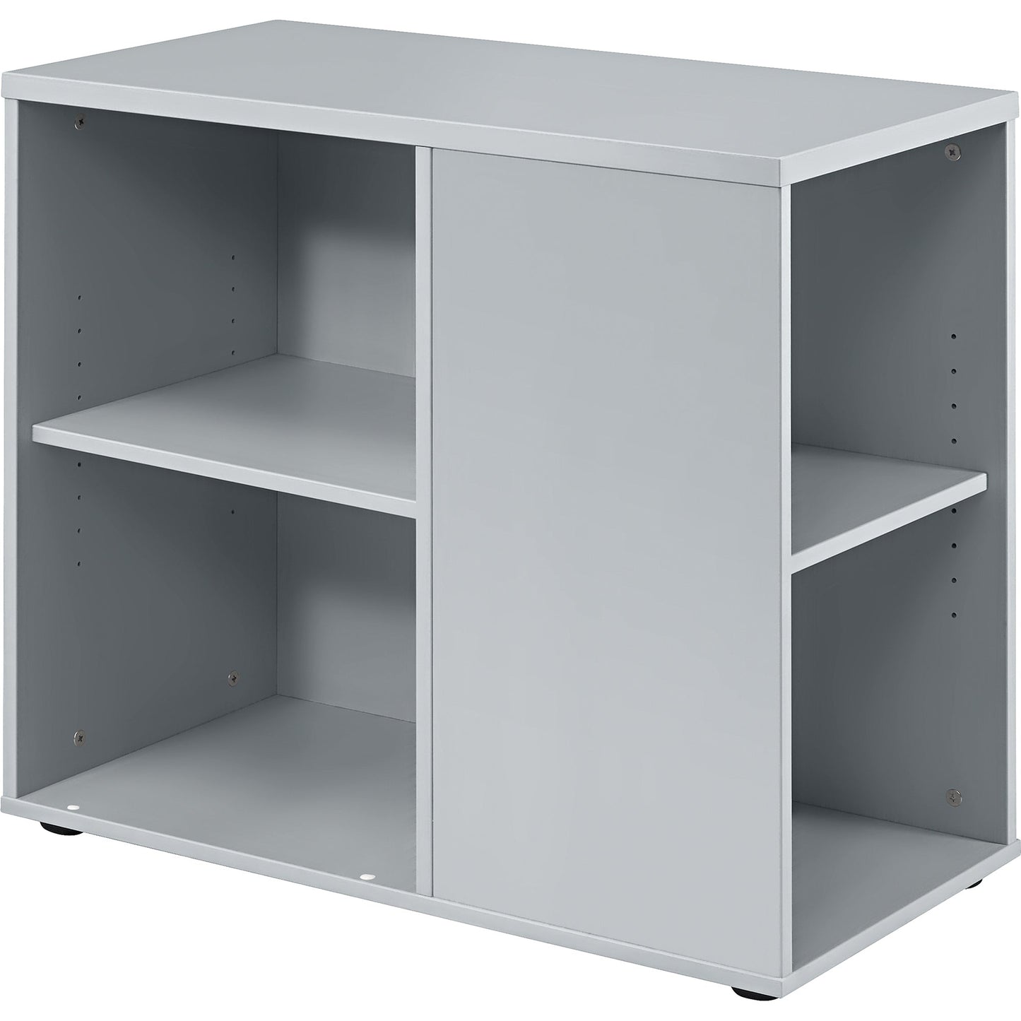 Hammerbacher Beistellcontainer Basic 400 x 720 x 800 mm (B x H x T) Spanplatte, melaminharzbeschichtet grau