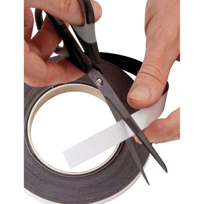 MAUL Magnetband 25 mm x 10 m (B x L) schwarz/grau