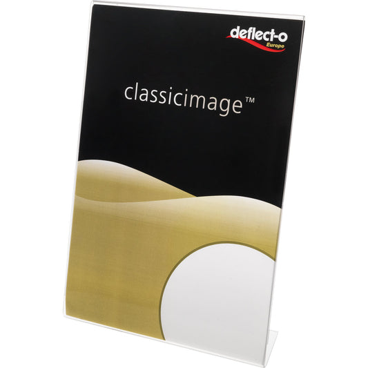 Deflecto® Tischaufsteller Classic Image® 21 x 29,3 x 8 cm (B x H x T) DIN A4 einseitig verwendbar Polystyrol transparent