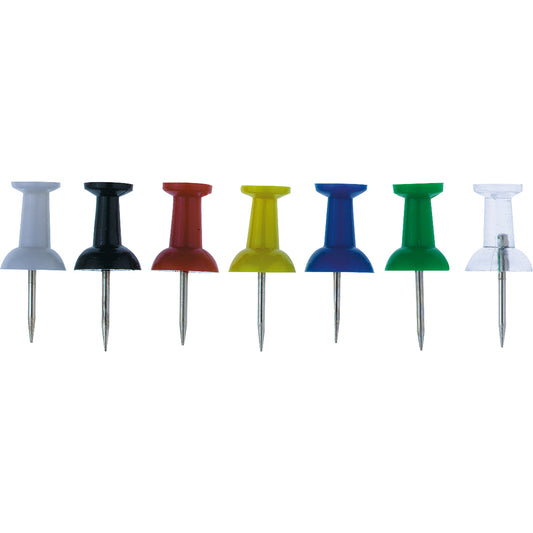 ALCO Pinnwandnadel 9 x 26 mm (Ø x L) Kunststoff farbig sortiert 40 St./Pack.