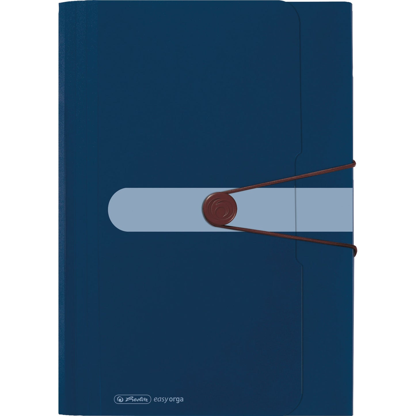 Herlitz Fächermappe easy orga to go green DIN A4 inkl. Visitenkartenfach Polypropylen, 80 % recycelt dunkelblau 12 Fächer