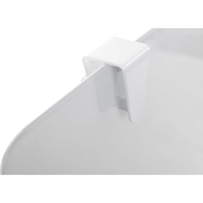 Bi-office Mobiles Flipchart mit Ablageschale Rundfuß mit 5 Lenkrollen Sicherheitsglas silber