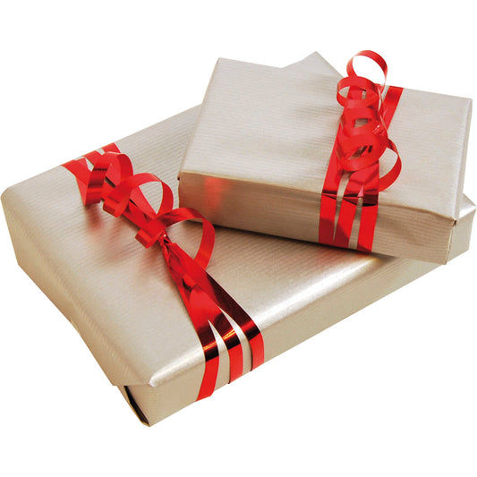 Clairefontaine Geschenkpapier 70 cm x 3 m (B x L) Kraftpapier silber