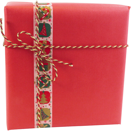 Clairefontaine Geschenkpapier 70 cm x 3 m (B x L) Kraftpapier karminrot