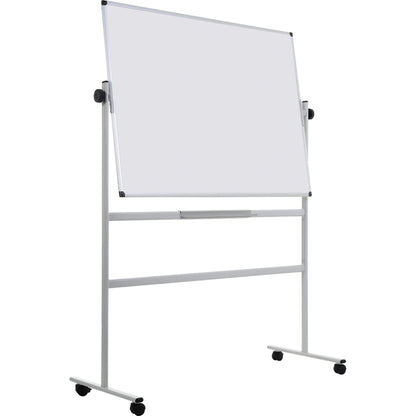Bi-office Whiteboard Mobil Maße der Oberfläche: 150 x 120 cm (B x H) Tafel magnethaftend beidseitig beschreibbar Keramik emailliert weiß