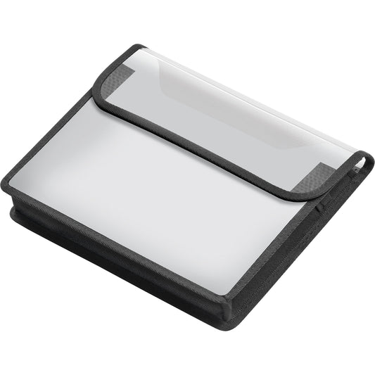 Veloflex Heftbox VELOBAG® 27,5 x 22 x 3 cm (B x H x T) DIN A5 quer 30mm Klettverschluss Polypropylen transparent