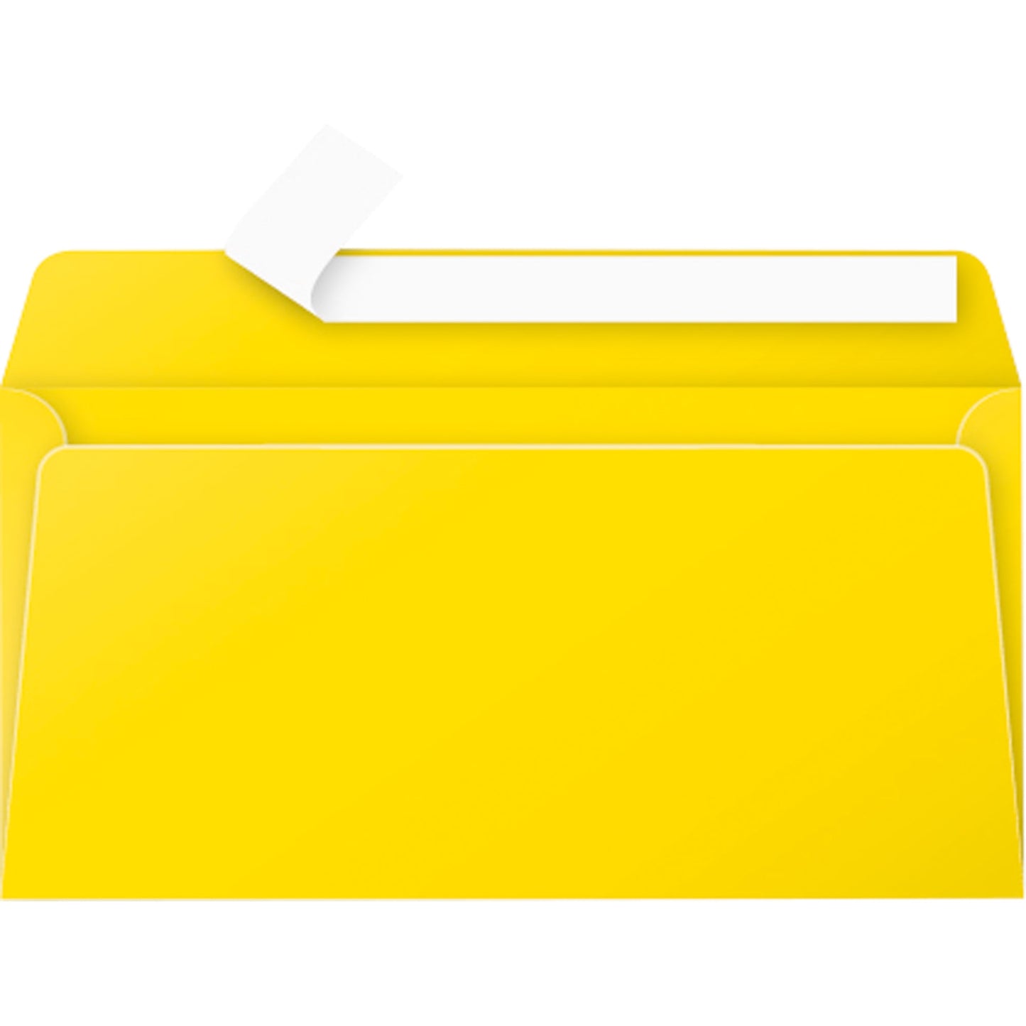 Clairefontaine Briefumschlag Pollen® DIN lang 220 x 110 mm (B x H) mit Haftklebung ohne Fenster 120g/m² sonne 20 St./Pack.
