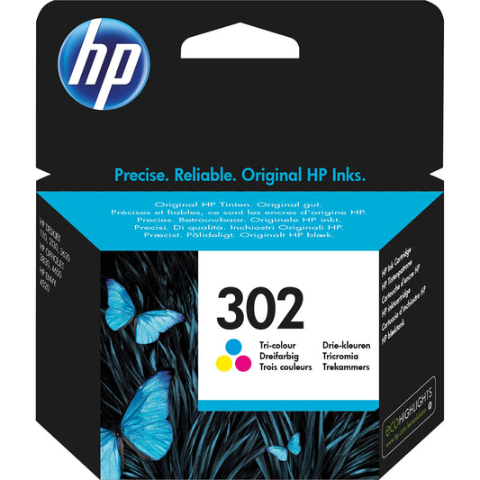 HP Tintenpatrone Originalzubehör 302 ca. 150 Seiten mehrfarbig 4ml