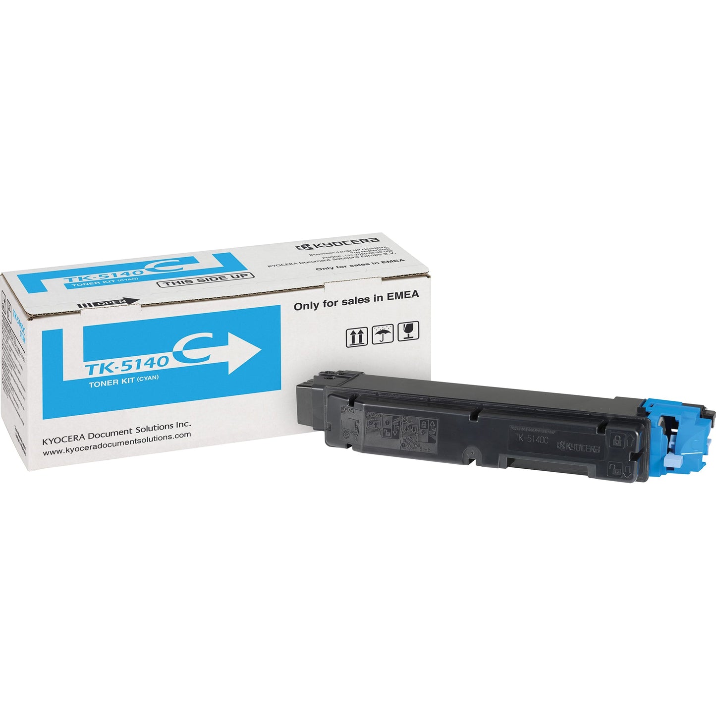 KYOCERA Toner Originalzubehör TK-5140C ca. 5.000 Seiten cyan