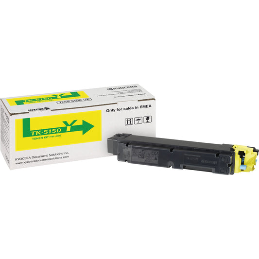 KYOCERA Toner Originalzubehör TK-5150Y ca. 10.000 Seiten gelb