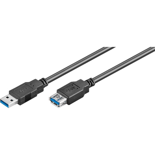 Goobay® USB-Kabel SuperSpeed 1,8m schwarz