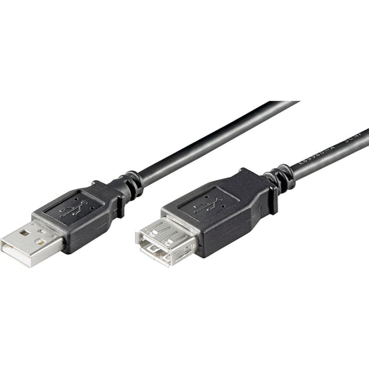 Goobay® USB-Kabel Hi-Speed 1,8m schwarz