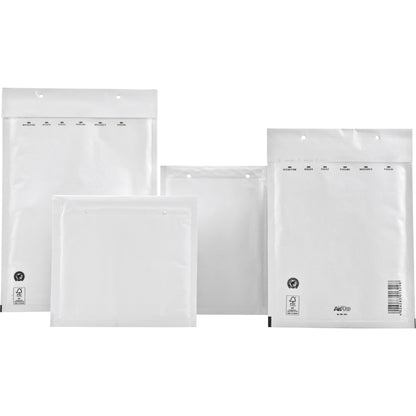 AIRPRO Luftpolstertasche 16/F mit Haftklebung, Lochung für Klammer Papier weiß 10 St./Pack.