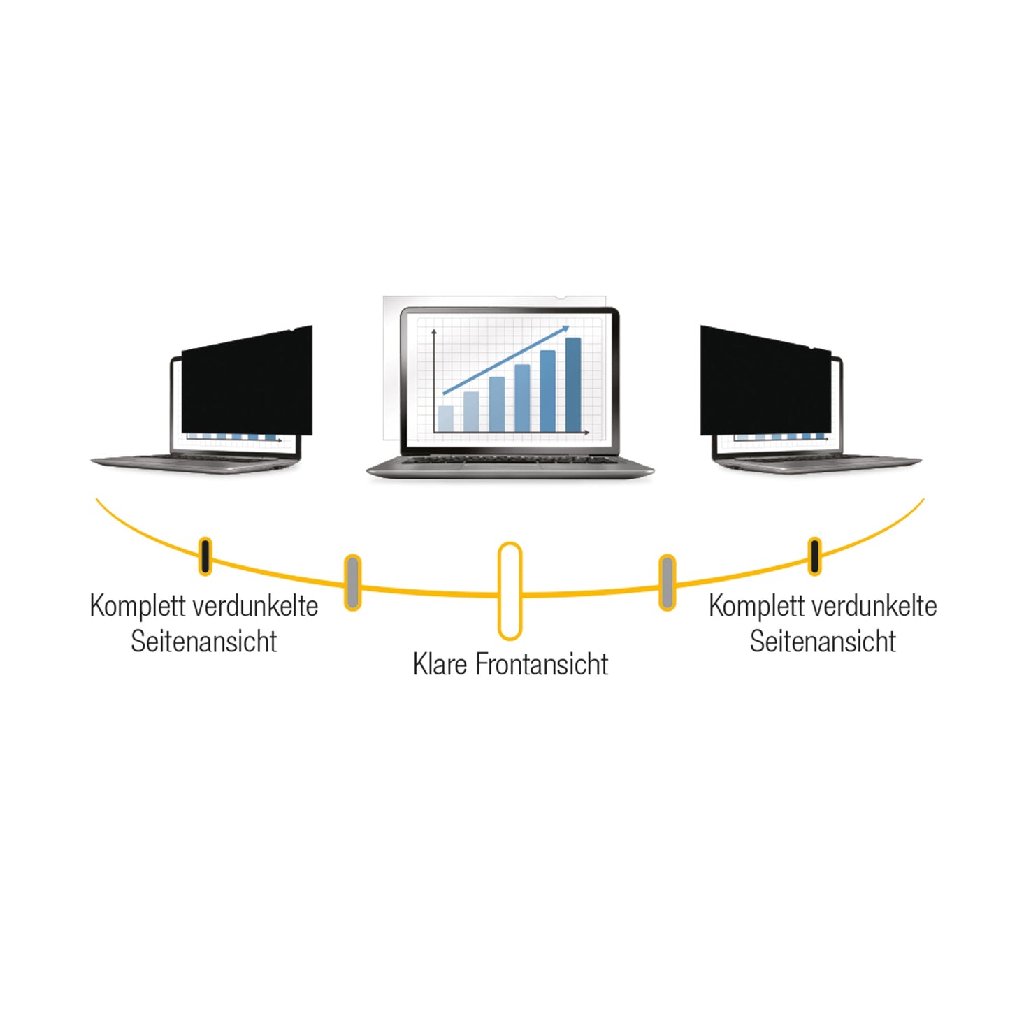 Fellowes® Blickschutzfilter PrivaScreenT Blackout Laptops, Monitore 60,96 cm (24")