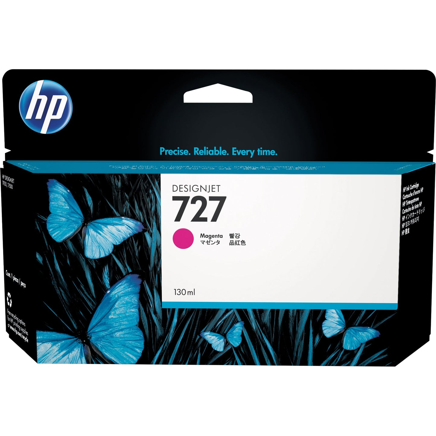 HP Tintenpatrone Originalzubehör 727 magenta 130ml