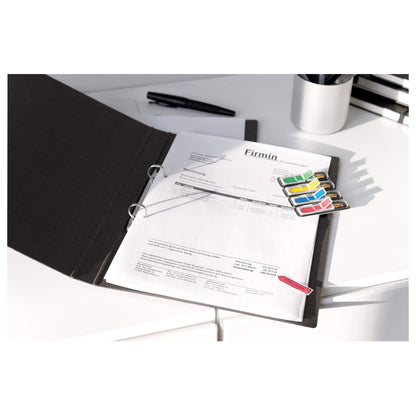 Post-it® Haftstreifen Index Pfeile 43,2 x 11,9 mm (B x H) pink, orange, limonengrün, aquablau 24 Bl./Block 4 Block/Pack.