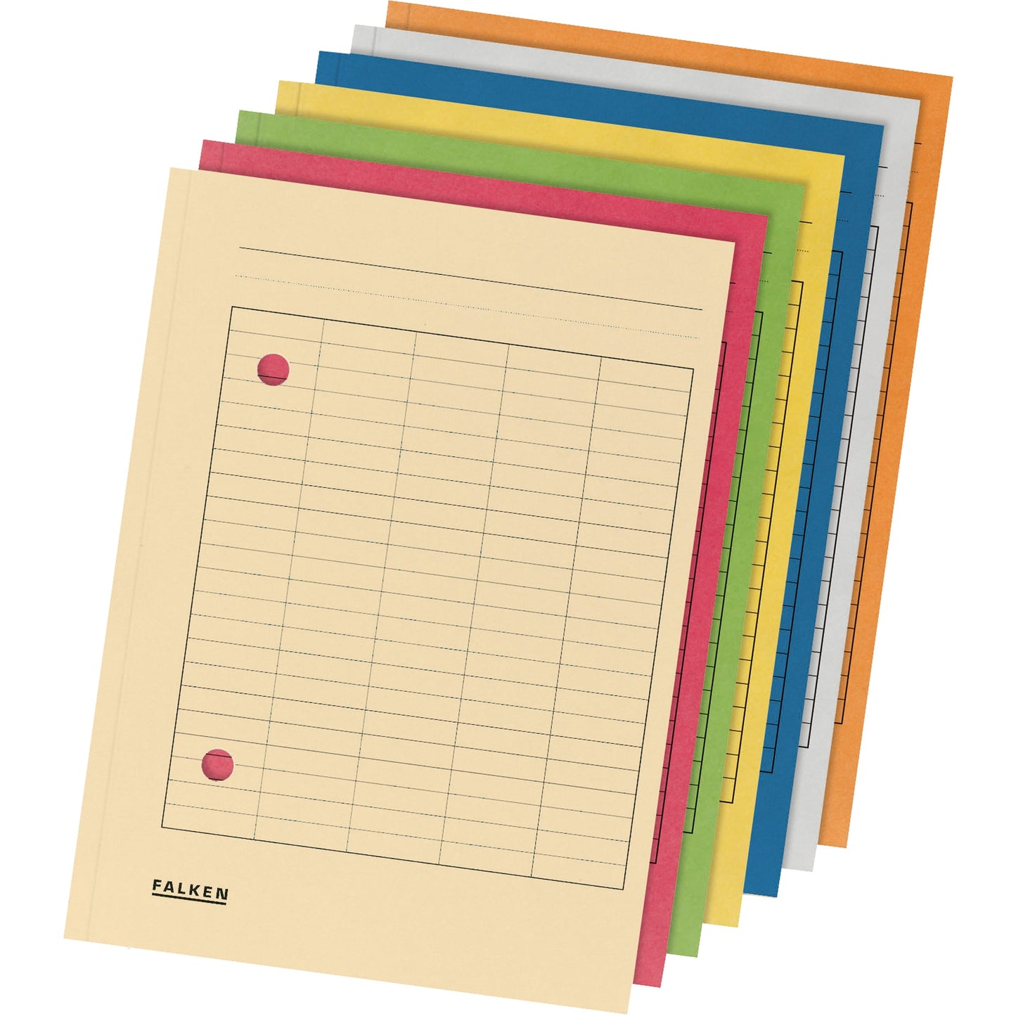 Falken Umlaufmappe DIN A4 250g/m² Manilakarton, recycelt orange 100 St./Pack.
