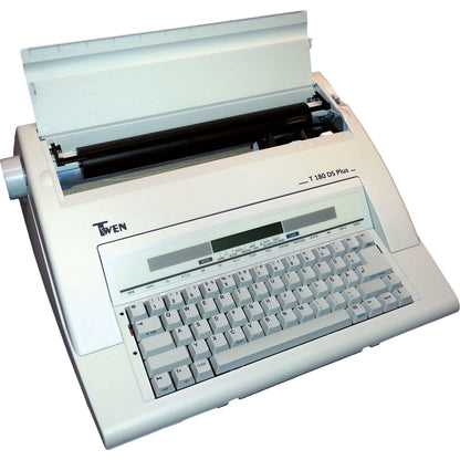 TWEN Typenradschreibmaschine TWEN 180 DS Plus 41,2 x 11,7 x 37,5 cm (B x H x T) 12 Zeichen/s grau