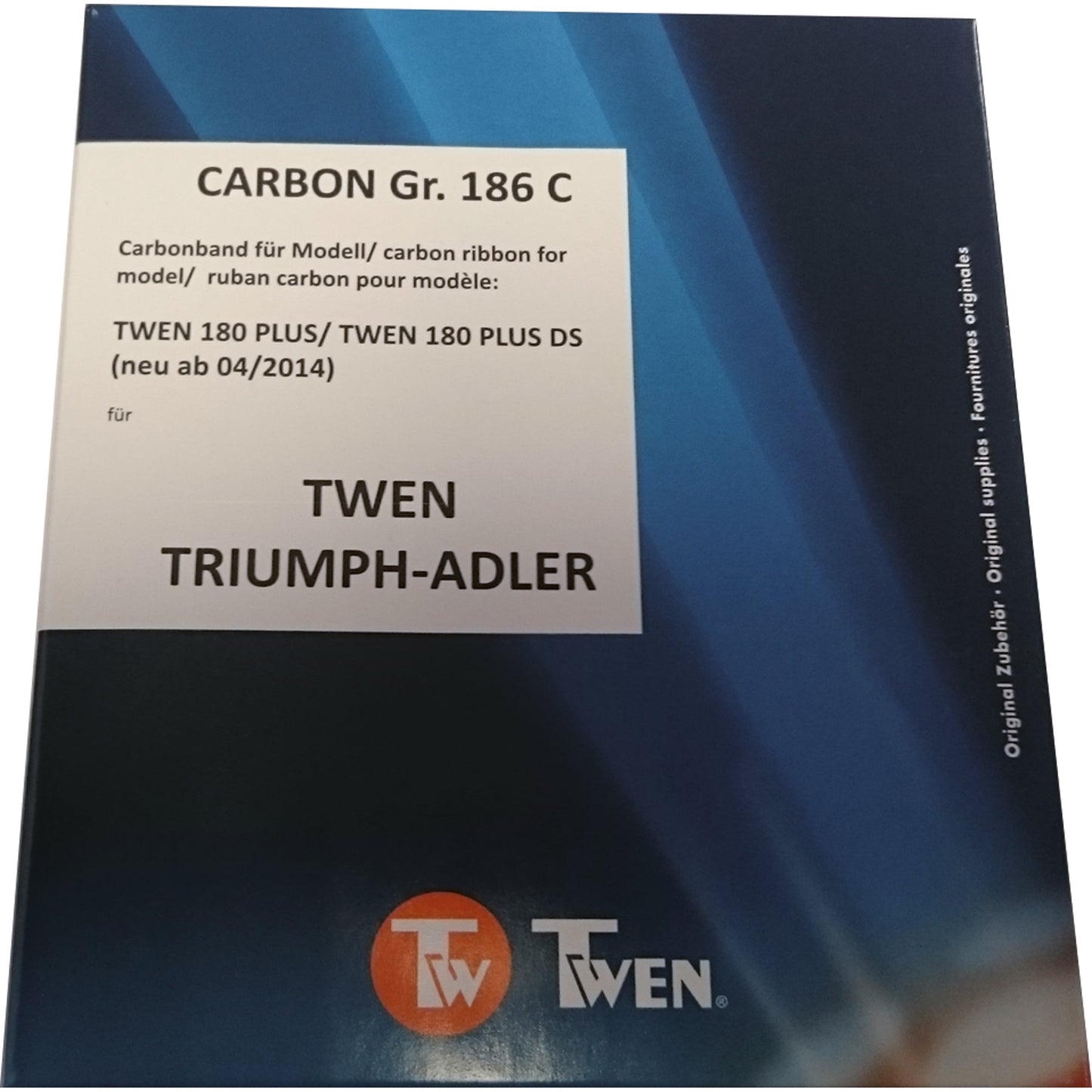 TWEN Farbband 180 PLUS Carbon schwarz