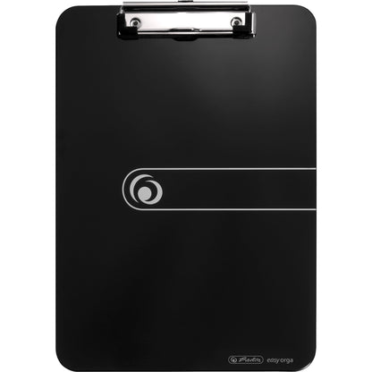 Herlitz Klemmbrett easy orga to go 22,5 x 31,5 cm (B x H) DIN A4 Polystyrol opak schwarz